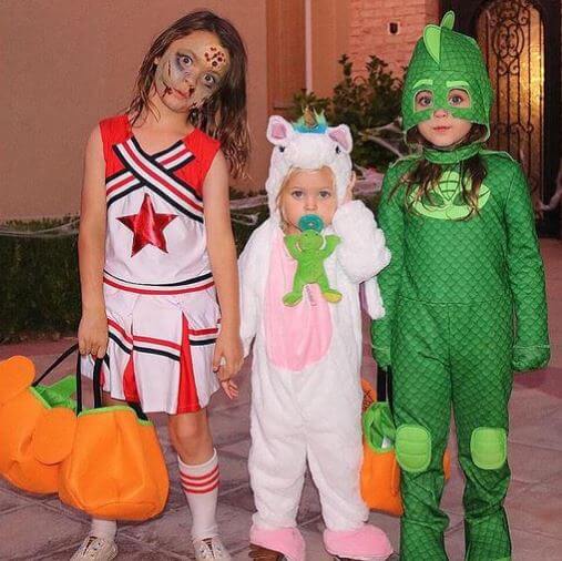 Noah Shannon Green with his siblings.